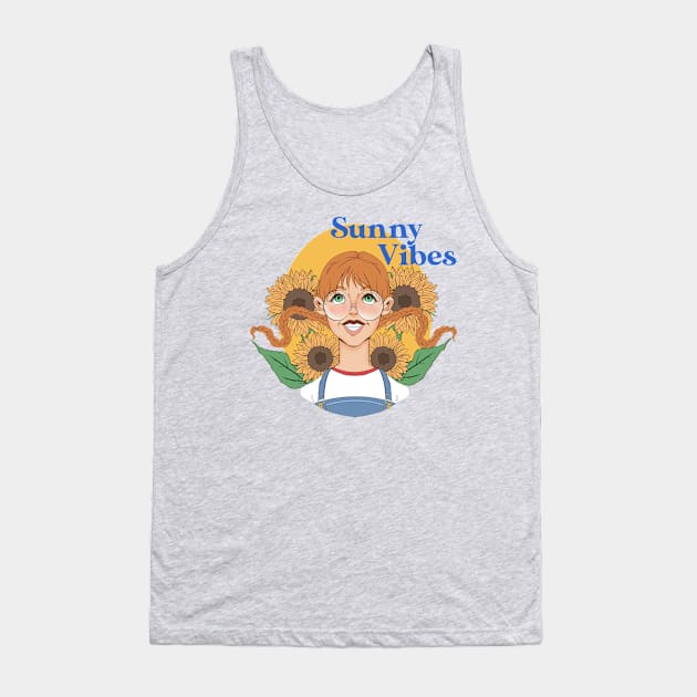 Sunny Vibes Tank Top by DreadfulDiamond